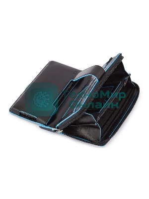 Кошелек женский Piquadro Blue Square PD1354B2R/N черный натур.кожа