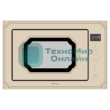 Встраиваемая микроволновая печь Korting KMI 825 RGb бежевый, 25 л, 900 Вт, переключатели - сенсор