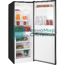 Холодильник Nordfrost NRB 131 B черный двухкамерный 170/100 л морозилка снизу, капельная система