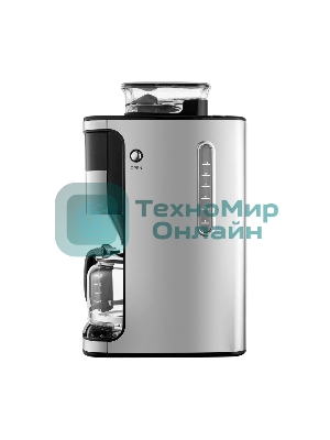 Кофеварка капельная Maunfeld MF-723S нержавеющая сталь, исп. кофе - зерновой/молотый, 1.5 л, 1050 Вт.