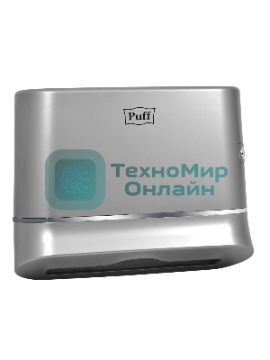 Диспенсер бумажных полотенец Puff 5135S, хром, с замком, ABS-пластик