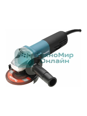 Угловая шлифовальная машина машина Makita 9557HNRK 840Вт 11000об/мин рез.шпин.:M14 d=115мм