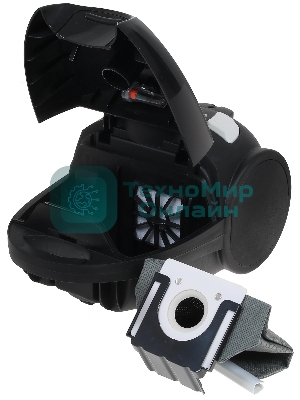 Пылесос Centek CT-2514 черный, 380/2100 Вт, уборка сухая, пылесборник мешок 2.5 л