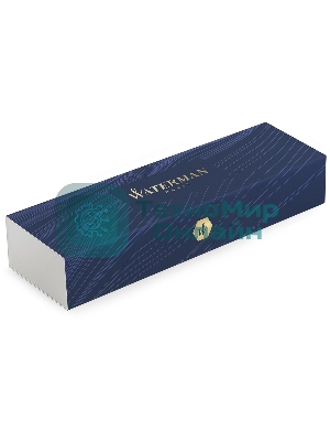 Ручка шариковая Waterman Graduate Allure (CW2068192) LaqBlack CT, M, синие чернила, подарочная коробка