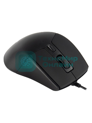 Мышь проводная Acer OMW130 черный, 3600 dpi, USB, кнопки - 6