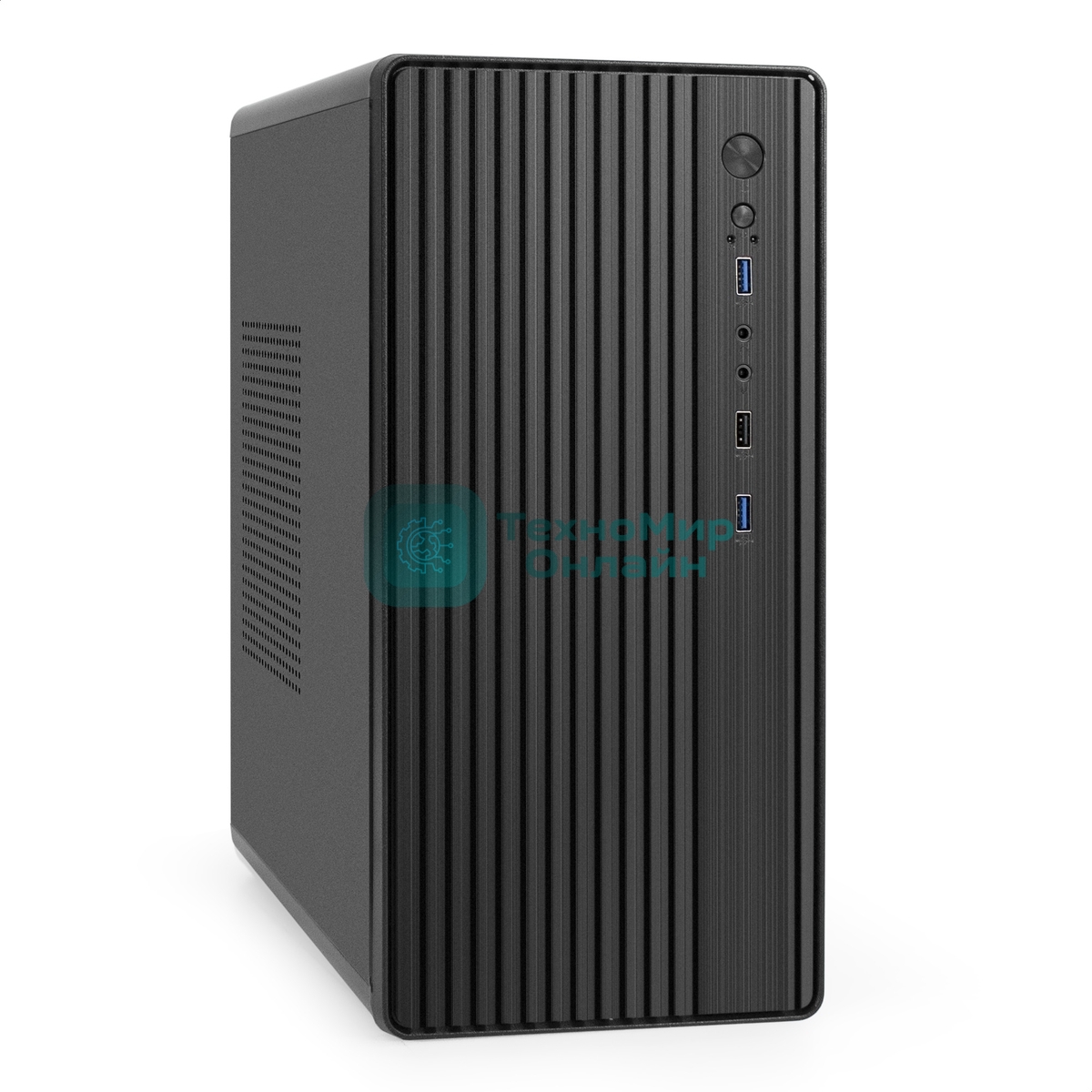 Корпус ExeGate BAA-503U2-UNS400, Mini-Tower, чёрный, 1 x 80/90 мм, БП 400 Вт