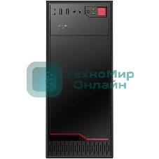 Компьютерный корпус KingPrice KPCC-MD201 черный без БП ATX 1x80мм 4x120мм 2xUSB 2.0 audio