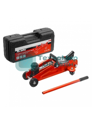 Домкрат гидравлический подкатной MTX, 2т, 135-320 мм, в пласт. кейсе 51083