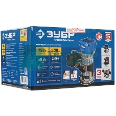 Кромочный фрезер ЗУБР Профессионал 750 Вт, сумка, 3 основания, (ФПК-750Н)