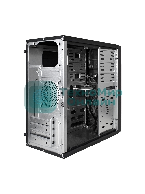 Компьютерный корпус ExeGate EX284032RUS Minitower BA-203U Black, mATX, (без БП), 2хUSB+1хUSB 3.0, Audio