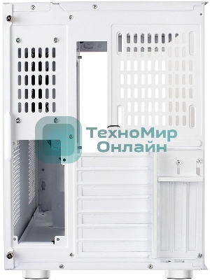 Компьютерный корпус Ginzzu V560 RGb подсветка, закаленное стекло 1хUSB 3.0,1хUSB 2.0, AU белый ATX