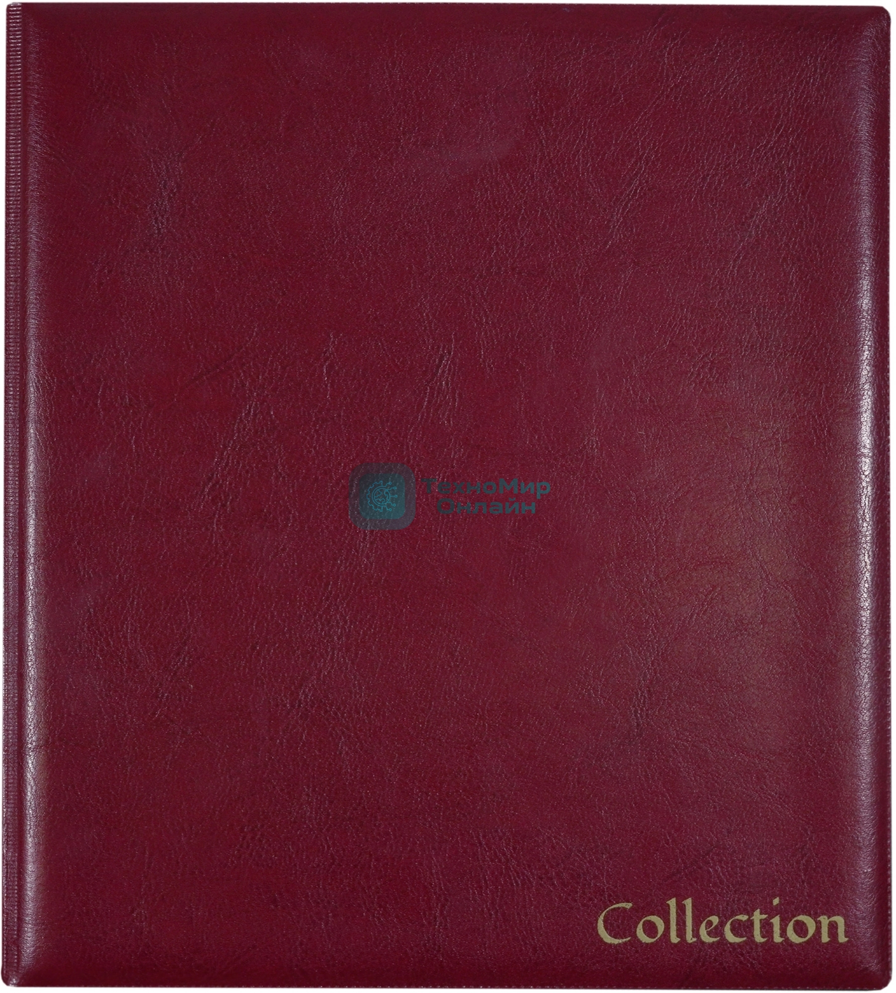 Папка на 4-х D-кольцах Silwerhof Кляссер верт. ПВХ 0.6 мм бордовый вмест.30лист.