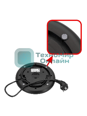 Чайник электрический Maunfeld MFK-647BK черный с хромированными элементами