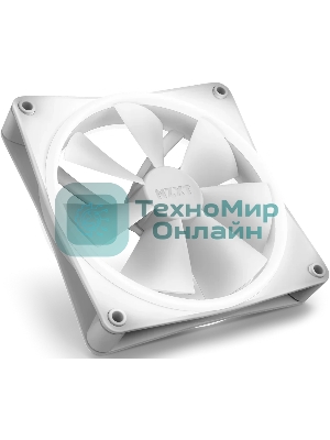 Вентилятор для корпуса Case Cooler NZXT F140 RGb Duo (140x140x25мм, 4-pin PWM, RGb, 84.75CFM, 36dBA, 1800RPM, белый)