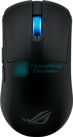 Мышь беспроводная ASUS ROG Harpe Ace Mini черный, 42000 dpi, радиоканал, Bluetooth, USB, кнопки - 5