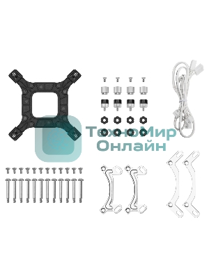 Система водяного охлаждения Deepcool LE360 V2 Pure Soc-AM5/AM4/1200/1700/1851 белый 4-pin 19-31.6dB Al 250W 1554gr Ret (R-LE360PURE-WHLNMD-G-1)