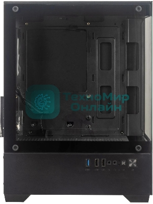 Компьютерный корпус Accord ACC-ZCU2B черный без БП mATX 1x120мм 1xUSB3.0 1xUSB3.1 audio