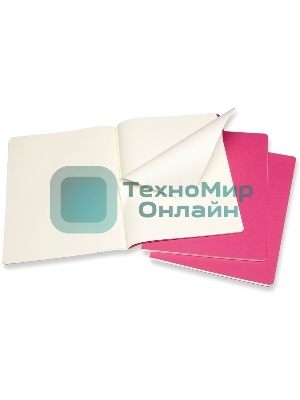 Блокнот Moleskine Cahier Journal, 120 стр, без разлиновки, розовый неон ch023d17