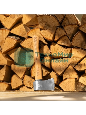 Топор кованый Denzel 680 г, американский тип, буковая рукоятка, 360 мм, EFP