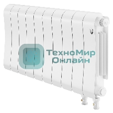 Радиатор биметаллический Royal Thermo Infinity 300 Bianco Traffico VR80 - 10 секц.