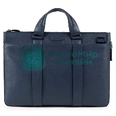 Сумка для ноутбука Piquadro Modus CA4021MOS/BLU синий натур.кожа