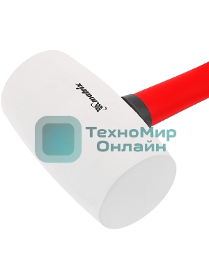 Киянка резиновая Matrix 11198 910 г, белая резина, фибергласовая рукоятка