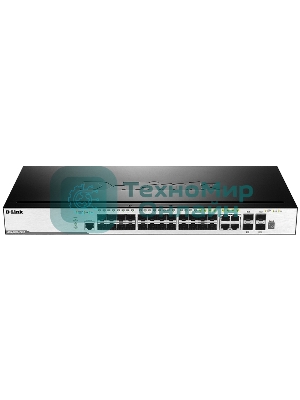 Коммутатор D-Link DGS-3000-28SC/A1A, 20×1 Гбит/с SFP + 4×1 Гбит/с Combo + 4×10 Гбит/с SFP+, управляемый