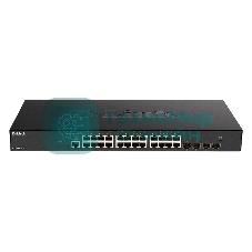 Коммутатор D-Link DXS-1210-28T/A1A, 24×10 Гбит/с + 4×25 Гбит/с SFP28, управляемый