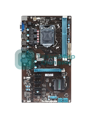 Материнская плата Esonic H81-BTC-KING, LGA 1150, Intel H81, 2xDDR3, 4xSATA, 1xPCIe 3.0 x16, 2xPCIe 2.0 x1, 1xVGA, 1xHDMI, 1x1Gb LAN, 2xUSB-A 5Gbps, 2xUSB-A 2.0, 7.1, ATX