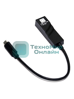 Кабель-адаптер 5bites UA3C-45-07BK USB3.1, RJ45 1G, черный