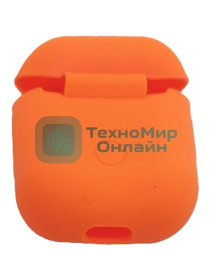 Силиконовый кейс для TWS наушников AirPods, оранжевый (SBECASE-001S-OR)