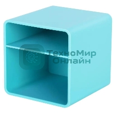 Подставка Deli ENS011blue Nusign 2 отделения для письменных принадлежностей, 84х84х86мм, синий, пластик