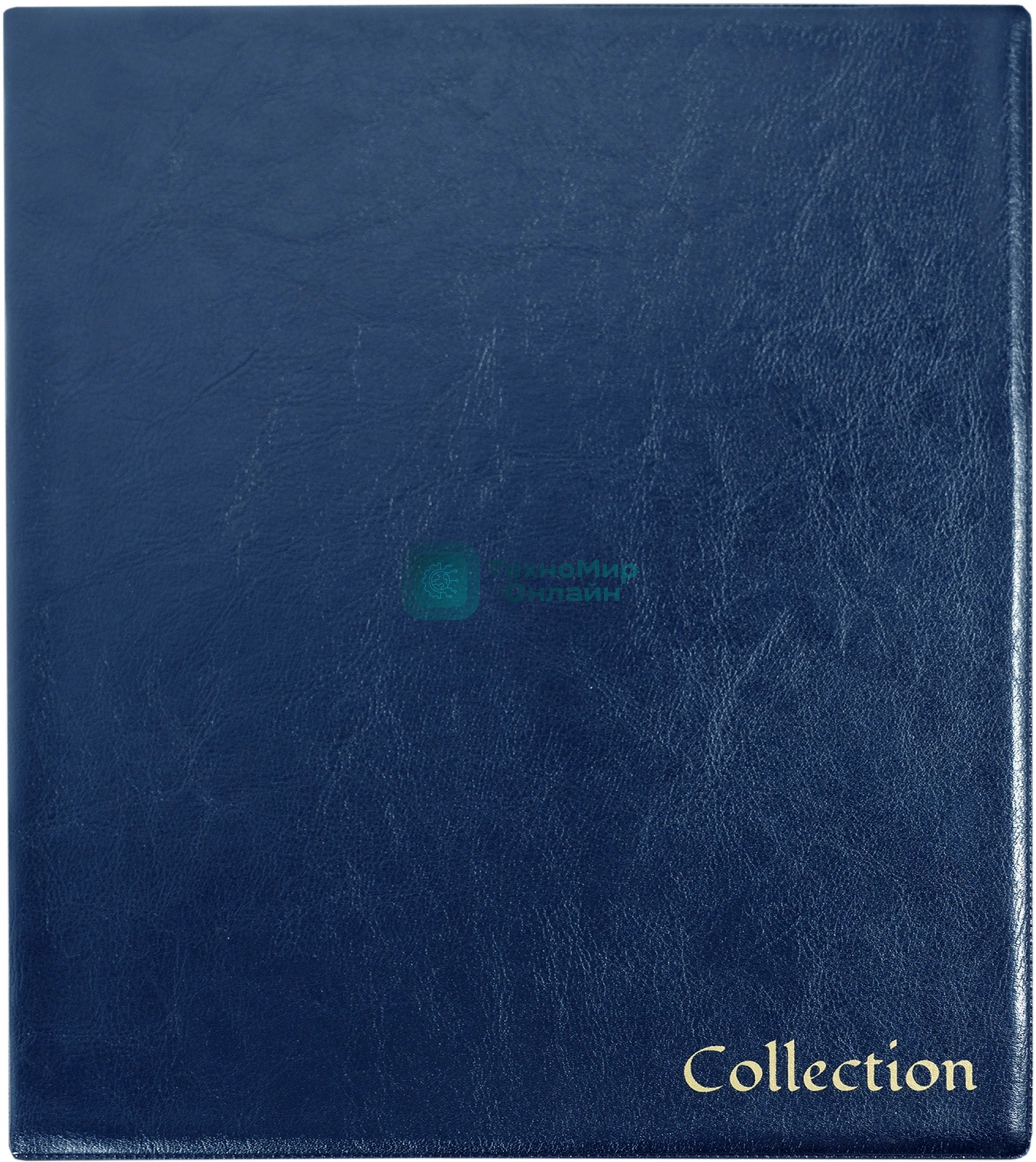 Папка на 4-х D-кольцах Silwerhof Кляссер верт. ПВХ 0.6 мм синий вмест.30лист.