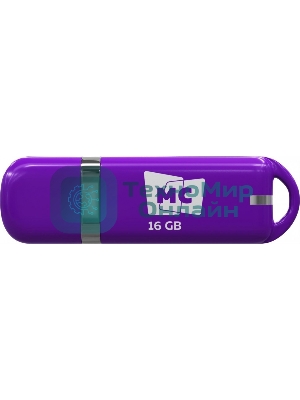 Флешка USB MORE CHOICE МФБ16 Purple (4620202558848), 16GB, USB 3.0, R/W 25/15, фиолетовый