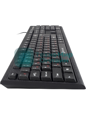 Комплект клавиатура+мышь Oklick 630M проводной, USB, 1600 DPI, чёрный