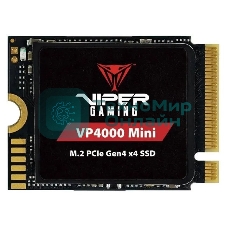 Накопитель SSD Patriot Viper VP4000, 2Tb, PCIe 4.0 x16, M.2 2230, NVMe, R/W 3200/3500, с радиатором