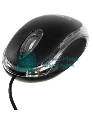 Мышь проводная CBR CM 122 черный, 1000 dpi, USB, кнопки - 3