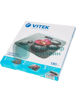 Весы напольные электронные Vitek VT-8084 MC до 180 кг, рисунок