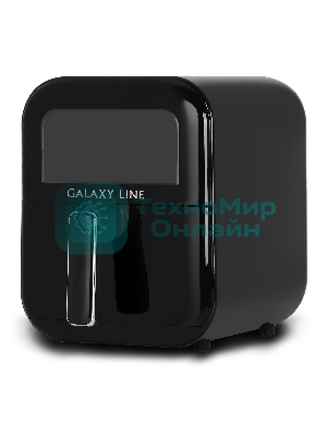 Аэрогриль Galaxy Line GL2532 черный, 1800 Вт, 4.5 л, сенсор, 11 программ