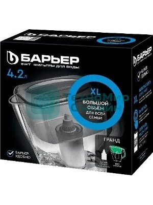 Кувшин Барьер ГРАНД изумруд зеленый 4.2л.