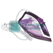 Утюг Galaxy Line GL 6124 фиолетовый/белый, 2500 Вт, 50 г/мин, 230 г/мин, 370 мл
