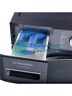 Стиральная машина Maunfeld MFWM1410SB02 темно-серебристый, загрузка фронтальная 10 кг, 1400 об/мин., класс: А+++