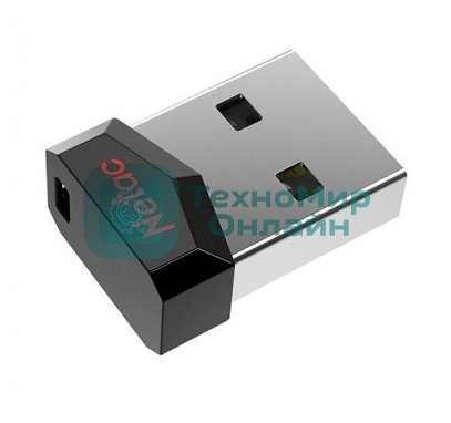 Флешка USB Netac UM81 (NT03UM81N-004G-20BK), 4Gb, USB 2.0, R/W 30/10, черный/красный