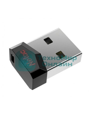 Флешка USB Netac UM81 (NT03UM81N-004G-20BK), 4Gb, USB 2.0, R/W 30/10, черный/красный