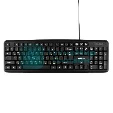 Клавиатура Гарнизон GK-100L проводная, USB Type-A, чёрный
