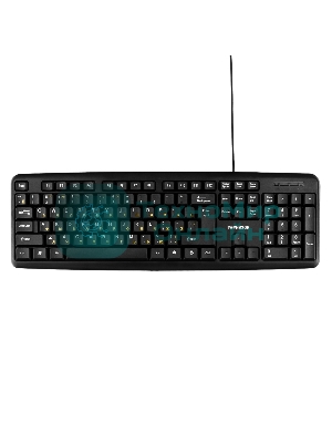 Клавиатура Гарнизон GK-100L проводная, USB Type-A, чёрный
