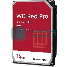 Жесткий диск WD SATA-III 14Tb WD142KFGX NAS Red Pro (7200rpm) 512Mb 3.5