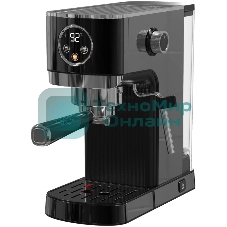 Кофеварка рожковая Korting KCM 1002 EN черный, молотый, 1.2 л, 1350 Вт, 20 бар