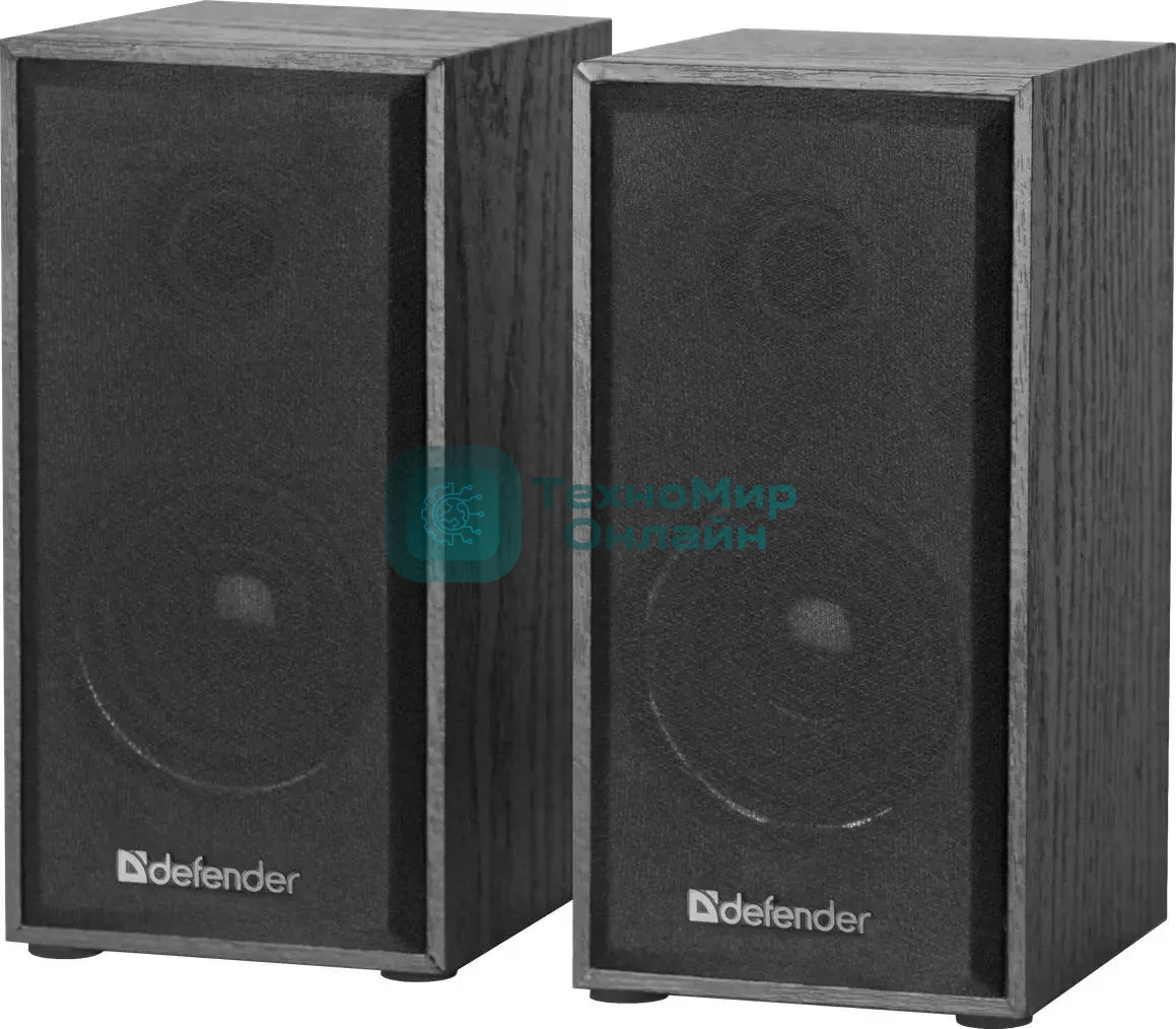 Акустическая система Defender SPK-240 2.0 черный (2x3 Вт, USB пит, раз. д. науш.)