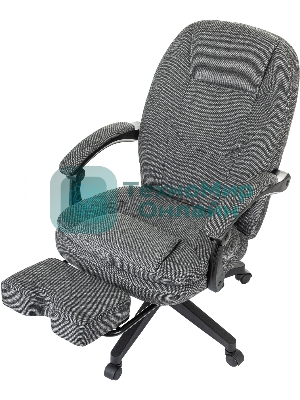 Кресло Бюрократ CH-868MSG-BF 3C1 серый, ткань, подставка для ног